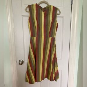 1950s/60s Multicolored Striped Dress